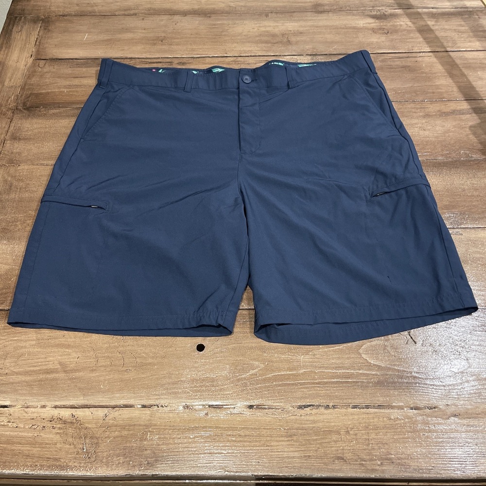 Birdie Bound Shorts Mens  Blue Active Golf Outdoors Casual Inseam Golfer 42